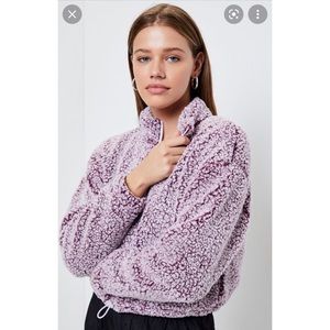 NWT PacSun LA Hearts Sherpa Sweatshirt